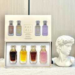 KAYALI Women’s Perfume Gift Set  4*10ml Long Lasting Fresh Mild Elegant Floral Fruity Musk Natural Fragrance Two Scents