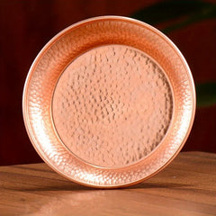 Household Tibetan Water Tray Decor Urlis for Decoration Indian Copper Holy Offering Bowl