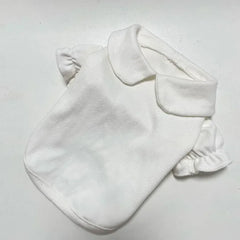 Puppy Bow Knot Dress Set Winter Warm Dog Clothes Pet Christmas Princess Dress Teddy Solid Color Skirt Send Clip Pet Shop Pet Clothing