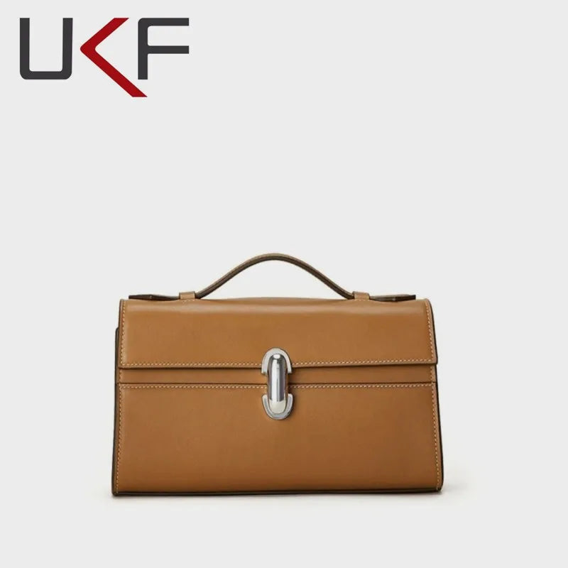 UKF Luxury Designer Top Handle Satchel & Tote Bag for Women