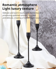 3Pcs/Set European Style Metal Candle Holders Candlestick Fashion Wedding Table Candle Stand Exquisite Candlestick Christmas Tabl