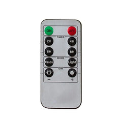 LED Candle Remote Control 10-Key Battery Operated Remote Control With Timer For Realistic Flameless LED Candles Events Tealight