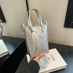 PU Leather Mini Crossbody Bag for Women 2025 New Korean Fashion Luxury Shoulder Bags Female Simple Retro Handbags and Purses