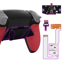 eXtremeRate Programable RISE4 V3 Remap Kit for ps5 Controller BDM-030/040/050, Upgrade Board & Redesigned Back Shell & Buttons