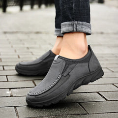 Men Casual Shoes Breathable Loafers Sneakers Fashion Comfortable Flat Handmade Retro Leisure Loafers Shoes Men Shoes