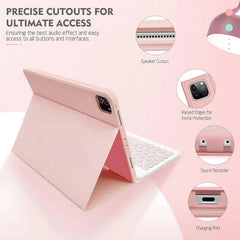 For iPad 5th Gen 2017 6th Gen 2018 9.7 Inch Case, Bluetooth keyboard case for iPad Air 1 Air 2 Pro 9.7 Inch keyboard Cover Funda