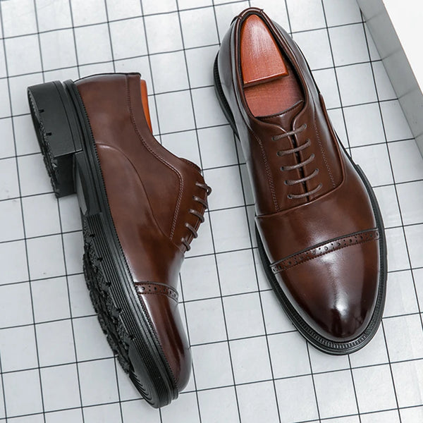 Men’s Formal Leather Dress Shoes for Business & Wedding