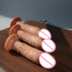 Realistic Silicone Dildo with Suction Cup G-Spot Anal Dildos Strapon Dick Butt Plug Masturbat Adult Sex Toys for Man Women