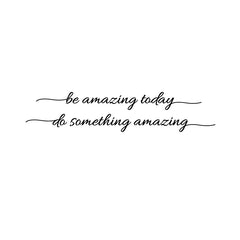 You Look Amazing Mirror Decal Vinyl Decal Bathroom Decor Inspire Motivational Quote Sticker Fitting Room Bedroom Decoration