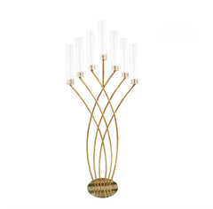 7-headed mermaid flower candle stand candlestick, perfect for party/wedding stage aisle markers, outdoor room centerpiece flower stand Home Decor