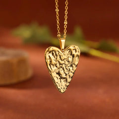 316L Stainless Steel Multilayer Heart Necklace Girls Goth Gold Color Clavicle Chain Charm Choker Jewelry Birthday Gift