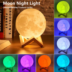 Book Light LED Moon Light Galaxy Light, Moon Night Light, Girl, Boy, Child Birthday Gift, Bedroom Decoration Indoor lighting Home Decor Lamp