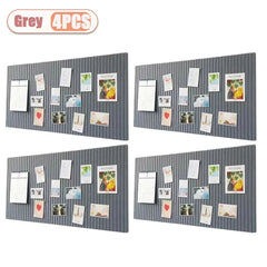 1-4PCS Felt Wall Stickers School Works Display Bulletin Board Office Photo Wall Home Living Room TV Background Wall Decor