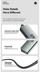 Essager Usb C Hub Usb Type-c to HDMI-compatible Laptop Dock Station For Macbook Pro Air M1 M2 Extensor USB 3.0 Adapter Splitter