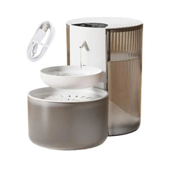 Easy Disassembly Pet Water Fountain Wireless Pet Water Fountain with 3l Capacity for Cats Small Dogs for Clean for Pets