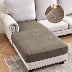 Jacquard Stretch Sofa Cushion Covers Soft Pure Sofa Seat Slipcover for Home Hotel Washable Elastic L-Shaped furniture Protector