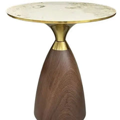 Nordic Light Luxury Round Coffee Table Modern Exquisite Home Creative Corner Table Living Room Furniture Sofa Side Rock Plate Round Tables