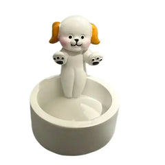 CreativeCandle Holder Cute Kitten Rabbit Cartoon Candle Decor