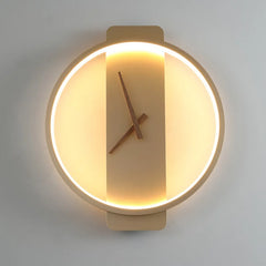 Nordic LED Wall Clock Lamp – Modern Decor Wall Light
