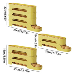 Automatic Rolling Egg Storage Organiser for Fridge – additional product image