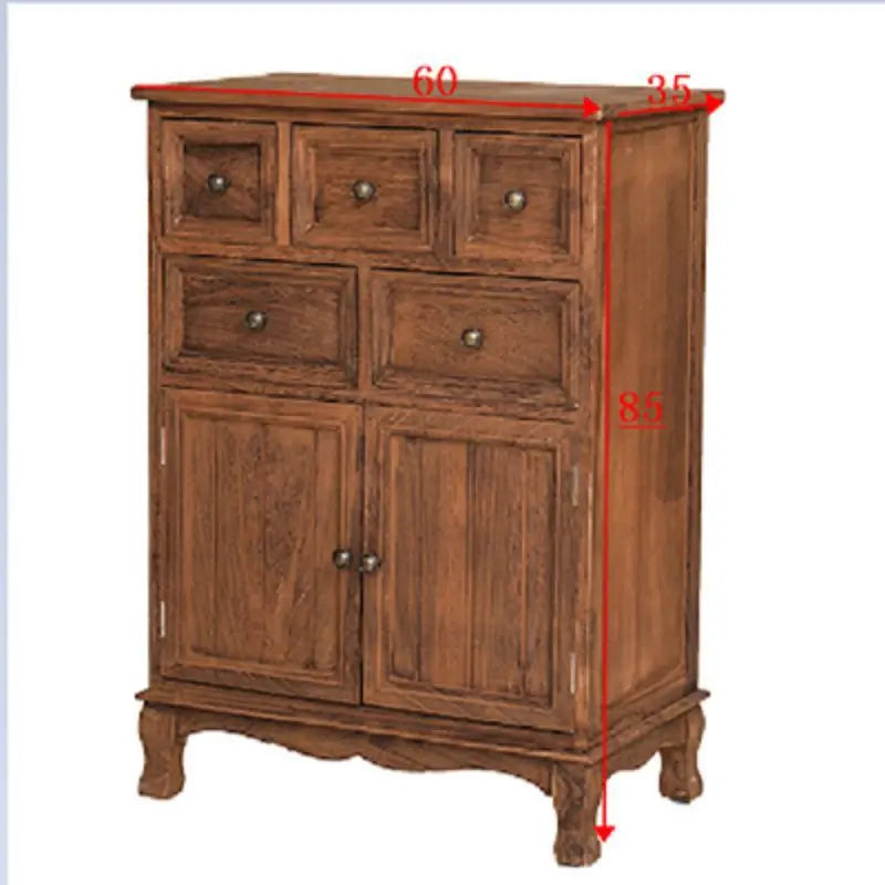 Solid Wood Chest of Drawers Storage Cabinet