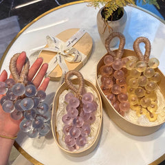 Handmade Grape Soap on a Rope, Grape Soap, Decorative Aromatic Soaps for Washing Hand Wash, Bath, Fresh Air Gift for Men & Women