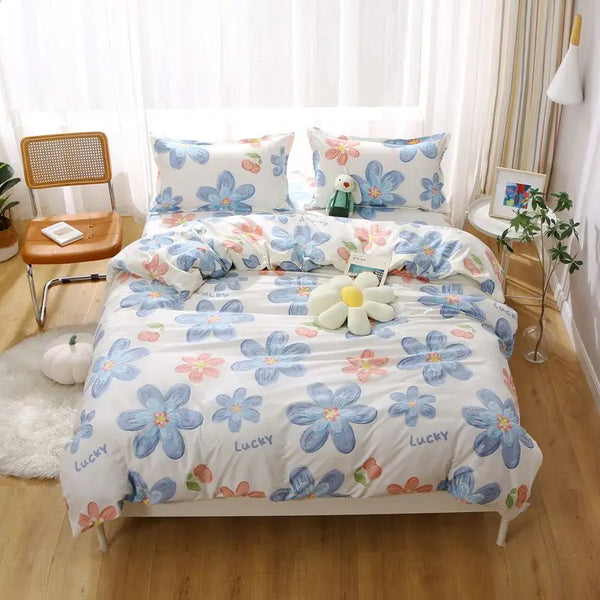Minimalist Duvet Cover Comfortable and Lightweight Duvet Cover Suitable for All Skin Types Students in All Seasons Quilt Cover