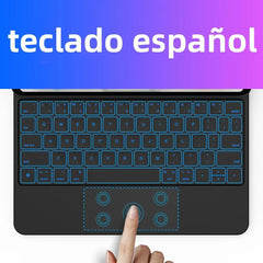 Magic Keyboard for iPad Air 6 2024 Case for iPad Pro 13 Inch Pro 11 2024 for iPad Pro 12.9 Air 5 Air 4 10.9 with LCD Display