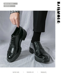 Men’s Formal Leather Dress Shoes for Business & Wedding