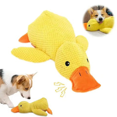 Pet Plush Toy Dog Calming Duck Sleeping Companion Doll Chew Durable Squeaky Teeth Cleaning Chew Puppy Toy Best Seller Pet Shop