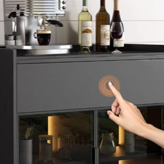 Living Room Glass Door Tea Water Cabinet Storage Cabinet Kitchen Drawer Storage Sideboard Box Decorative Bedroom Furniture Kitchen Display Cabinets Kitchen & Dining Furniture