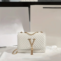 Embroidery Women Crossbody Bag Thread Luxury Handbag Shoulder Bags Brand Sequined Tassel Clutch Small Bag and Purse Party