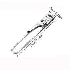 A sturdy and durable kitchen tool suitable for cans and bottles, adjustable manual stainless steel can opener, multifunctional