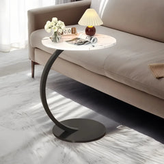 Coffee Table Light Luxury Side Table Round Flower Bedside Table Bedside Home Study Desk Auxiliary Desk Living Room Furniture Bedroom Furniture