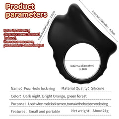Penis Ring Reusable Silicone Semen Cock Ring Penis Enlargement Delayed Ejaculation Sex Toys For Men