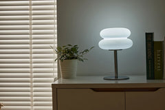 Creamy Bedside Table Lamp USB Tri-Color Dimmable Bedroom Furniture Home Decor