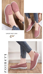 Women’s Breathable Knitted Flat Shoes – Spring Summer 2026