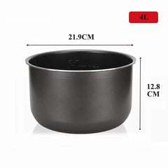 Electric Pressure Cooker Liner 1.6/3L/4L/5L/6L Non-stick Rice Pot Gall Black Crystal Inner Accessories Cooker Parts suit Midea Kitchen Tools, Cooking Utensils