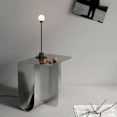 Mini Stainless Steel / Iron Sofa Side Table Designer Minimalist Living Room Netflix Modern Bedside Table Bedside Table Bedroom Furniture