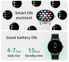 2026New 7.9mm Ultra-Slim SmartWatch Women Health Monitoring Always-On Display 100 +Sports Modes Bluetooth Call Smart Watch Women