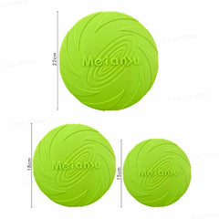 OUZEY Bite Resistant Flying Disc Toys For Dog Multifunction Pet Puppy Training Toys Outdoor Interactive Game Pet Dogs Products Pet Shop