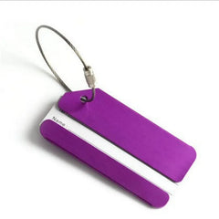 Airplane shape Travel Accessories Creative Luggage Tag Baggage Name Tags Aluminium Alloy Luggage Tags Boarding Label Tag