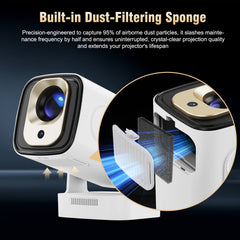 Magcubic HY310 1080P 330ANSI Android11 Mini Projector Auto Focus 4K Native 5W Speaker Air Mouse Voice Assistant Upgrated HY300