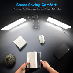 8/12 Inch LED Photography Video Panel Light Photo Studio Lighting Kit For Shoot Live Streaming Youbube With Tripod Stand