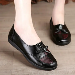 Women’s Leather Flats Classic Casual Loafers