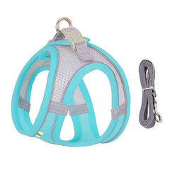 Dog Harness Leash Set for Small Dogs Adjustable Puppy Cat Harness Vest French Bulldog Chihuahua Pug Outdoor Walking Lead Leash Pet Shop