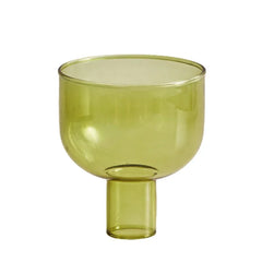 Candle Holder for Pillar Candles Stand Home Decor Colorful Glass Decorative Bottle Jar Storage Bowl