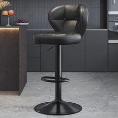Commercial high platform chair, high footstool chair, adjustable height, rotatable, bar counter chair, front desk cashier stool Kitchen & Dining Furniture
