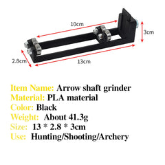 Arrow Shaft Grinder Archery Arrow Tube Polish Tool Bow Outdoor Hunting Shooting Aluminium Glassfiber Carbon Arrow Rod Polisher