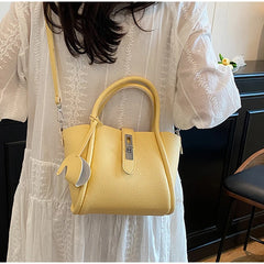 Fashion Leather Tote Bag – Versatile Casual Commuter Bag